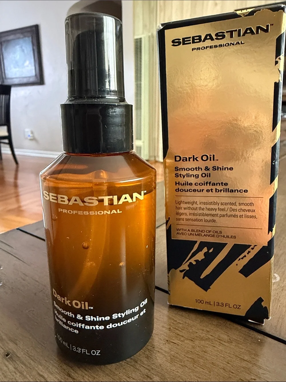 Sebastian Professional Dark Oil Smooth & Shine Styling Oil & Travel Shampoo #026